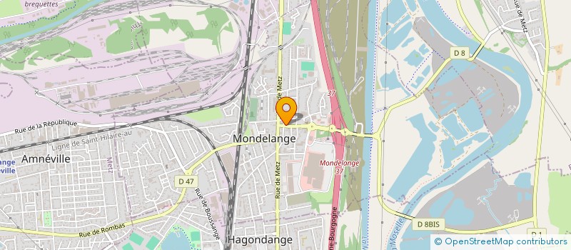 localisation de l'entreprise MADAME SABINE NICOLAS  MONDELANGE