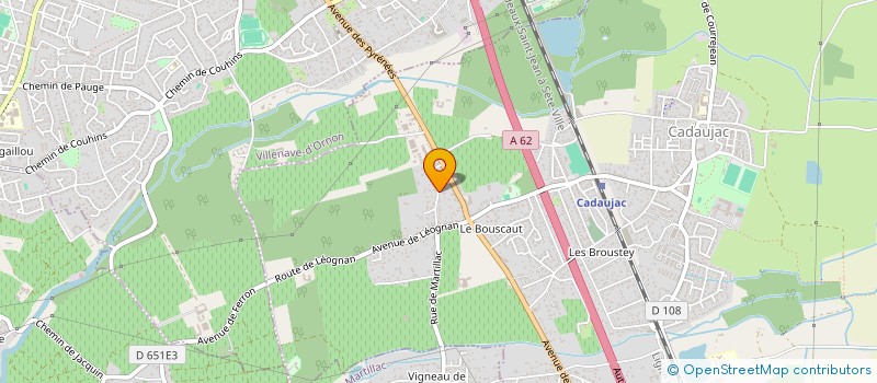 localisation de l'entreprise MADAME SABINE NOLLET  CADAUJAC