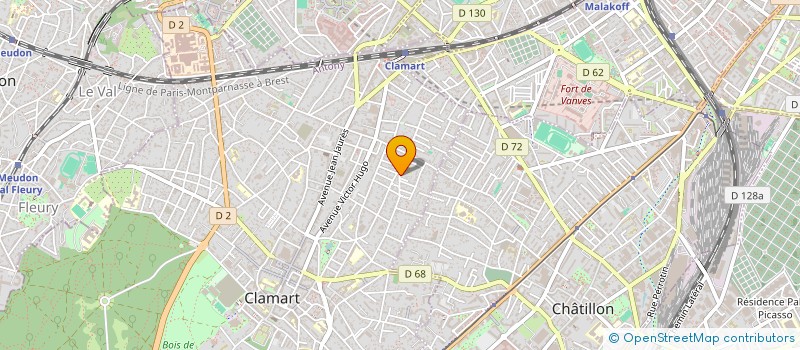 localisation de l'entreprise MADAME SABINE NORROY à CLAMART