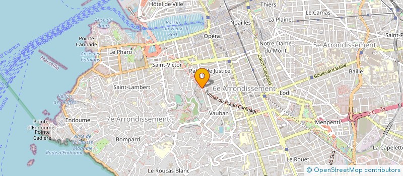 localisation de l'entreprise MADAME SABINE NOURRIT à MARSEILLE