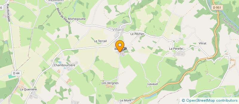 localisation de l'entreprise MADAME SABINE OMETZ  VILLARD