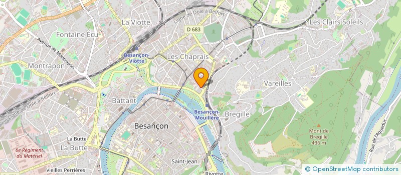 localisation de l'entreprise MADAME SABINE OUHARZOUNE à BESANCON