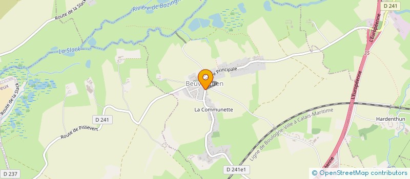 localisation de l'entreprise MADAME SABINE PAQUES  BEUVREQUEN