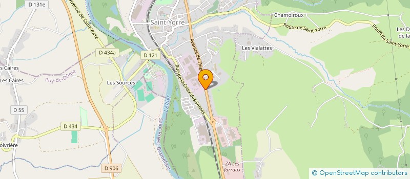 localisation de l'entreprise MADAME SABINE PAQUET  SAINT-YORRE