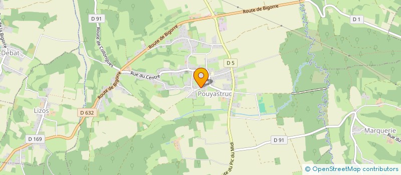 localisation de l'entreprise MADAME SABINE PARDON  POUYASTRUC