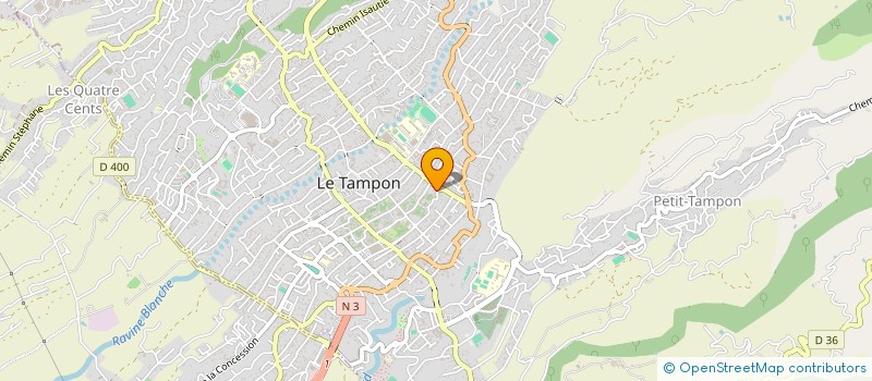 localisation de l'entreprise MADAME SABINE PARMENTIER  LE TAMPON