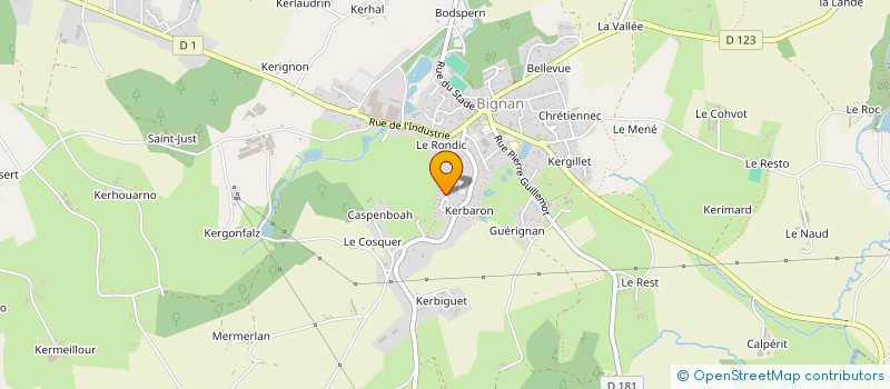 localisation de l'entreprise MADAME SABINE PAYELLE  BIGNAN