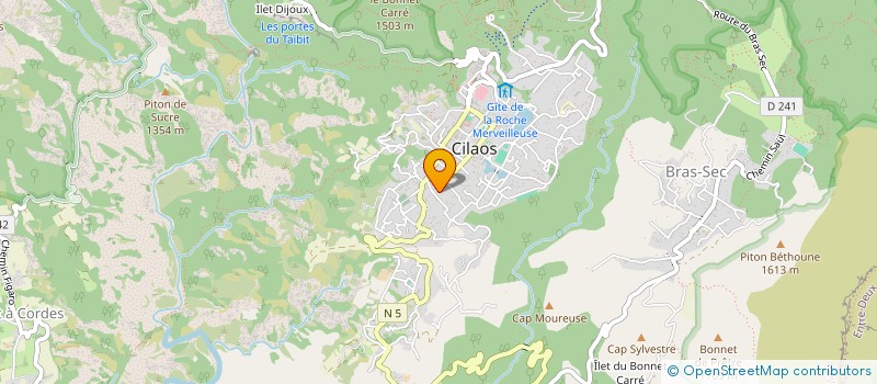 localisation de l'entreprise MADAME SABINE PAYET à CILAOS