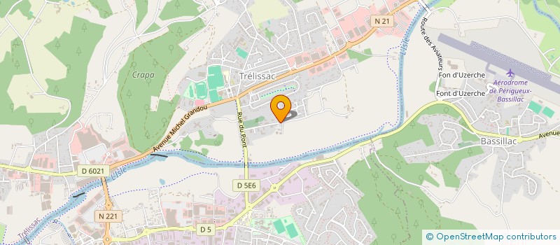 localisation de l'entreprise MADAME SABINE PEIXOTO  TRELISSAC