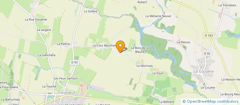 localisation de l'entreprise MADAME SABINE PELHATE  TRESBUF