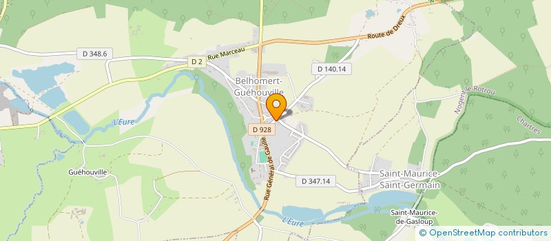localisation de l'entreprise MADAME SABINE PERAUD à BELHOMERT-GUEHOUVILLE