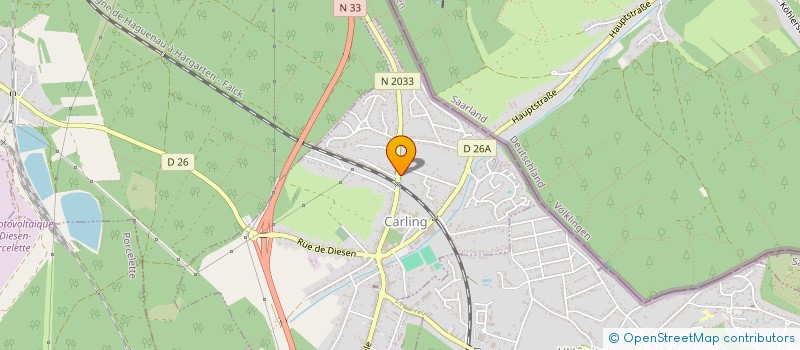 localisation de l'entreprise MADAME SABINE PERRIN  CARLING