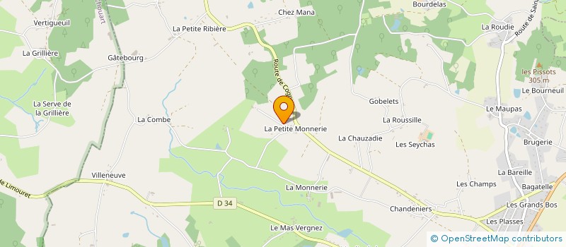 localisation de l'entreprise MADAME SABINE PERRINET à SEREILHAC