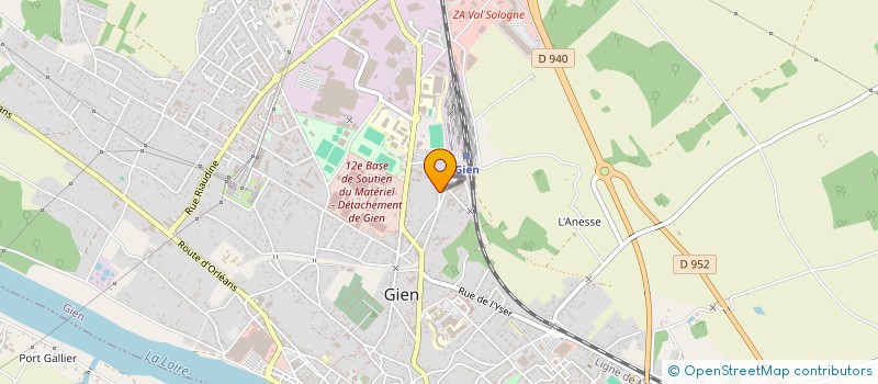 localisation de l'entreprise MADAME SABINE PEYRARD à GIEN