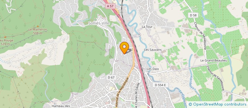 localisation de l'entreprise MADAME SABINE PEZZICOLO  SOLLIES-VILLE