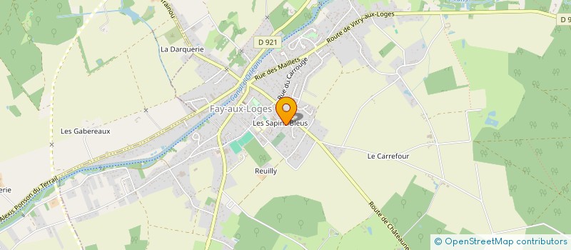 localisation de l'entreprise MADAME SABINE PHILIPPOT-BRETON  FAY-AUX-LOGES