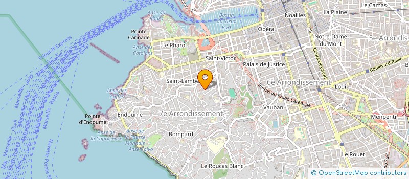 localisation de l'entreprise MADAME SABINE PHOCAS  MARSEILLE