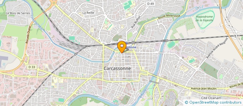 localisation de l'entreprise MADAME SABINE PICHON  CARCASSONNE