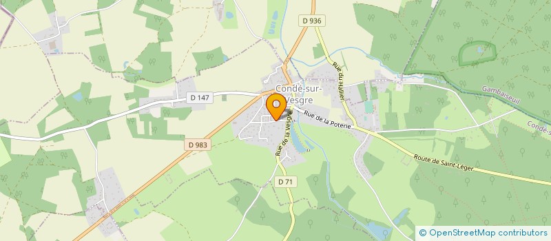localisation de l'entreprise MADAME SABINE PIECZONKA à CONDE-SUR-VESGRE