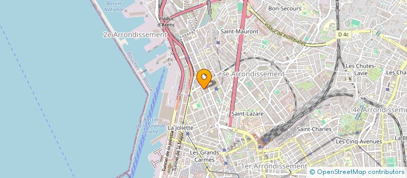localisation de l'entreprise MADAME SABINE PIN à MARSEILLE