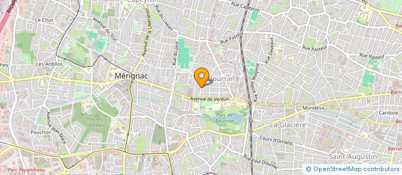 localisation de l'entreprise MADAME SABINE PINAULT  MERIGNAC