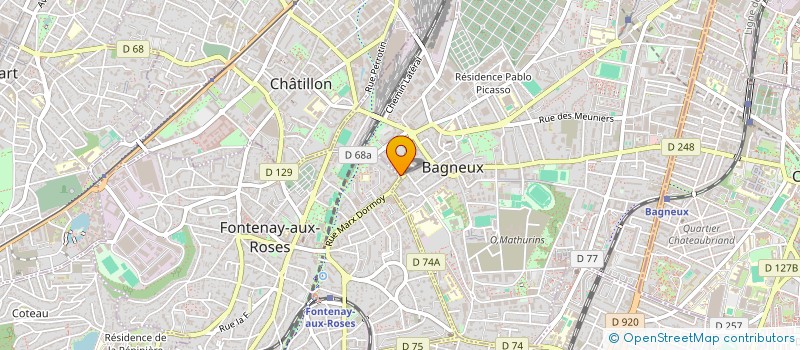 localisation de l'entreprise MADAME SABINE PINKOWSKI à BAGNEUX