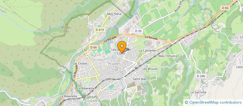 localisation de l'entreprise MADAME SABINE PLENNEVAUX à PRADES