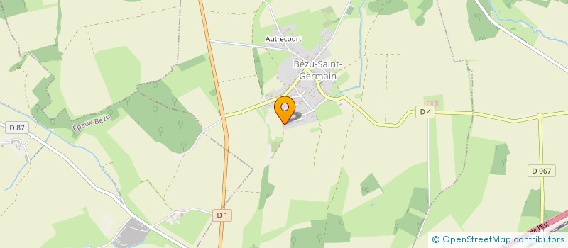 localisation de l'entreprise MADAME SABINE POITE  BEZU-SAINT-GERMAIN