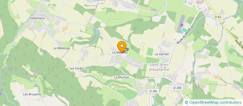 localisation de l'entreprise MADAME SABINE POMMEL-GENTON à SAINT-JEAN-D'AVELANNE