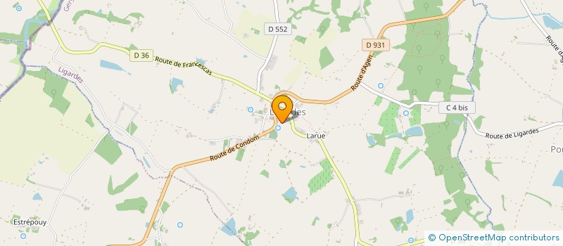 localisation de l'entreprise MADAME SABINE PRADELLE  LECTOURE