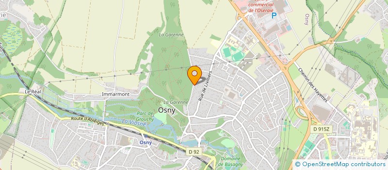 localisation de l'entreprise MADAME SABINE PREVOS à OSNY