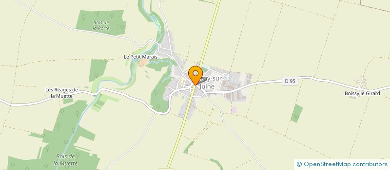 localisation de l'entreprise MADAME SABINE PREVOST à AUTRUY-SUR-JUINE