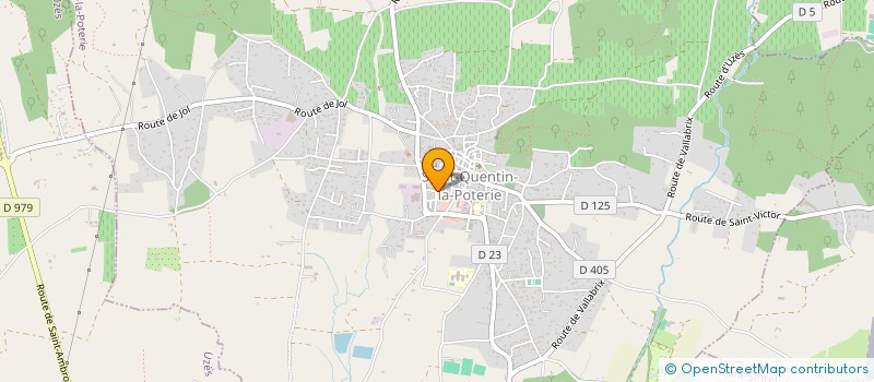 localisation de l'entreprise MADAME SABINE QUINONERO  SAINT-QUENTIN-LA-POTERIE