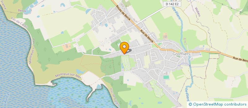 localisation de l'entreprise MADAME SABINE RADZINSKI  GROFFLIERS