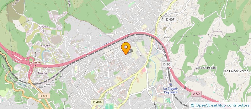 localisation de l'entreprise MADAME SABINE REINAUDO  LA CIOTAT