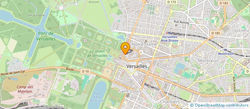 localisation de l'entreprise MADAME SABINE REINHOLD à VERSAILLES