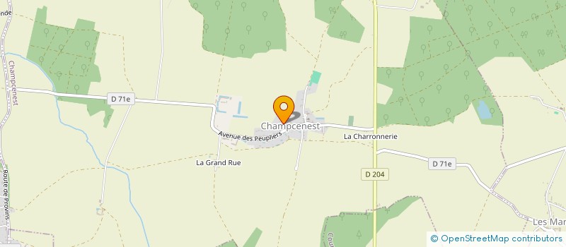 localisation de l'entreprise MADAME SABINE REMOND  CHAMPCENEST