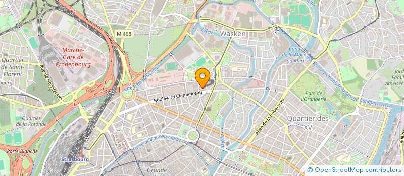 localisation de l'entreprise MADAME SABINE RENASSIA à STRASBOURG