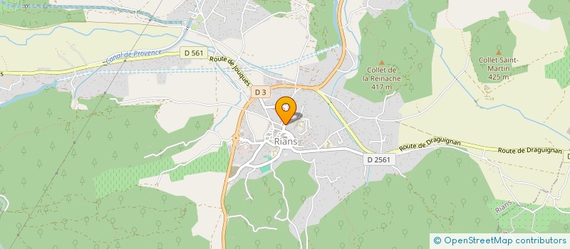 localisation de l'entreprise MADAME SABINE RERA à RIANS