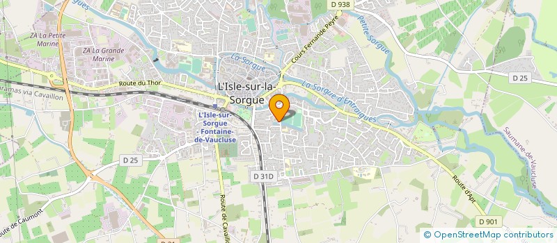 localisation de l'entreprise MADAME SABINE RESENTERRA à L'ISLE-SUR-LA-SORGUE