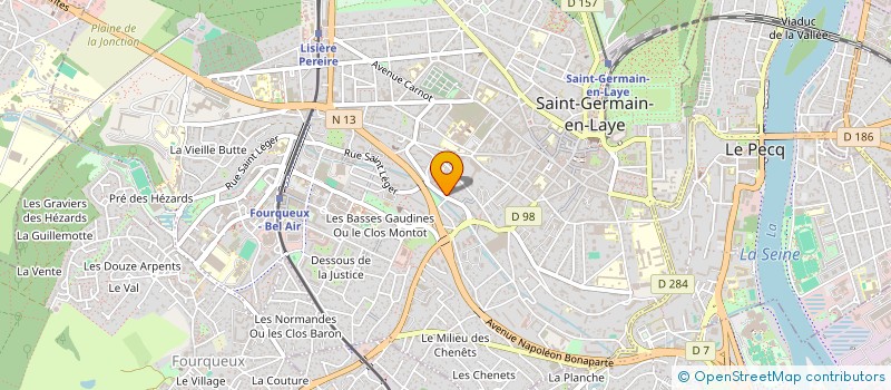 localisation de l'entreprise MADAME SABINE RICARD  SAINT-GERMAIN-EN-LAYE