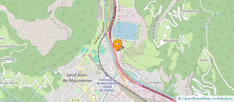 localisation de l'entreprise MADAME SABINE RICHTER à ST JEAN DE MAURIENNE