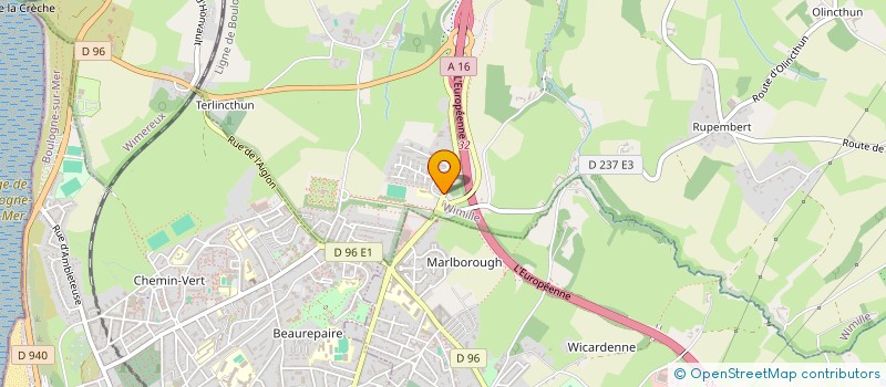 localisation de l'entreprise MADAME SABINE RINGAUT  WIMILLE