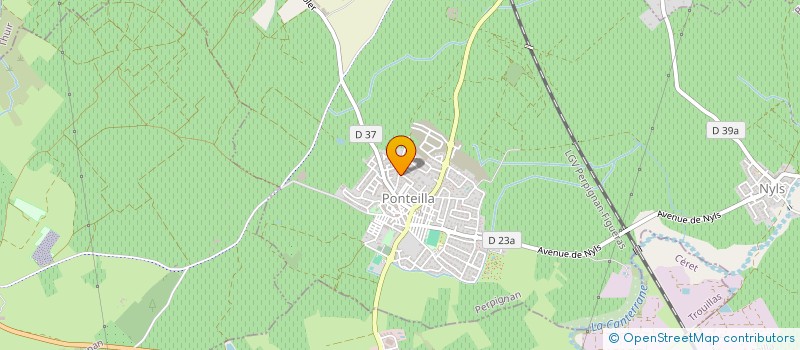 localisation de l'entreprise MADAME SABINE RIVES  PONTEILLA