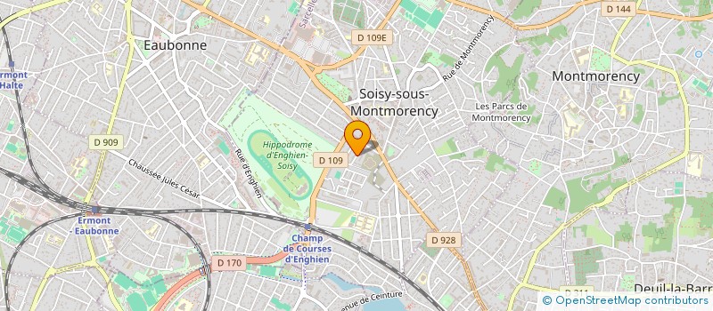 localisation de l'entreprise MADAME SABINE RIVET  SOISY-SOUS-MONTMORENCY