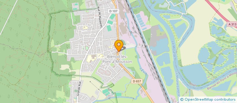 localisation de l'entreprise MADAME SABINE ROBAUX  BLENOD-LES-PONT-A-MOUSSON