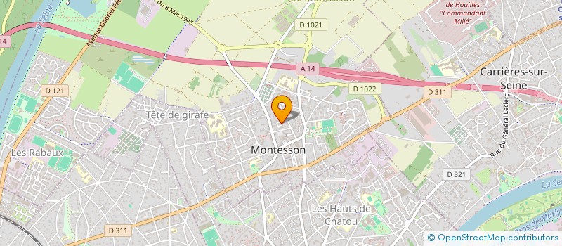 localisation de l'entreprise MADAME SABINE ROBER  MONTESSON