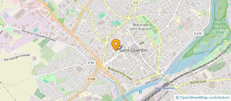 localisation de l'entreprise MADAME SABINE ROGER  SAINT-QUENTIN