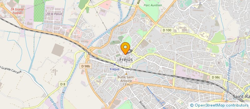 localisation de l'entreprise MADAME SABINE ROGER  VIDAUBAN