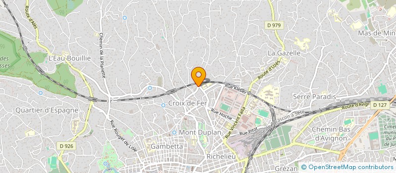 localisation de l'entreprise MADAME SABINE ROLLIN  NIMES